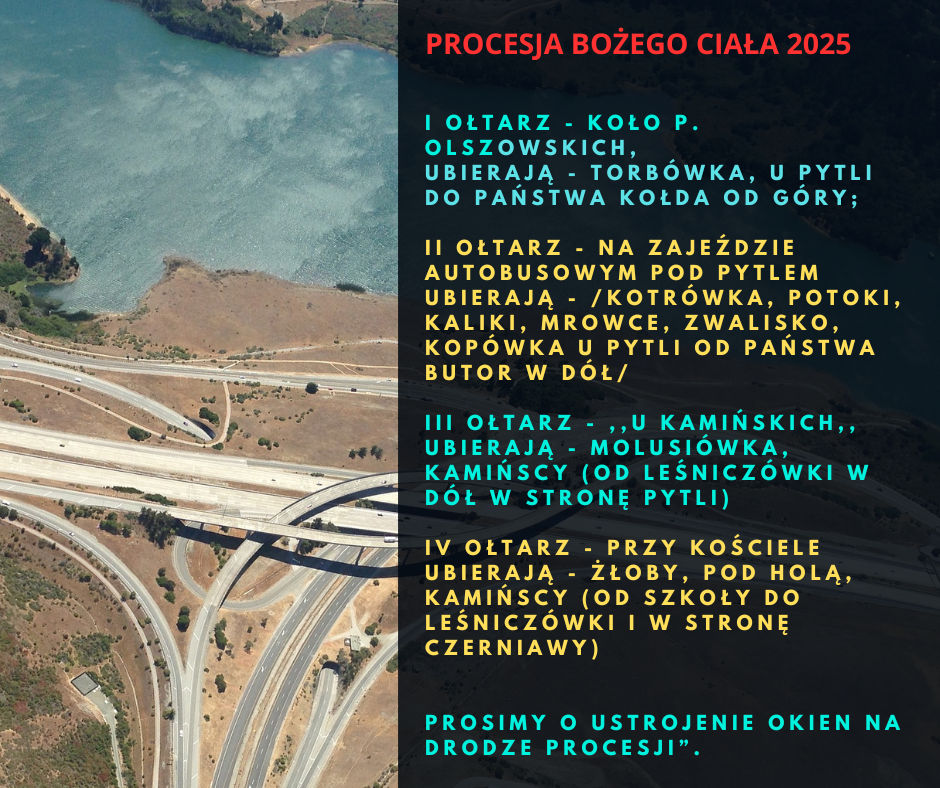 Boże Ciało 19.06.2025. Procesja