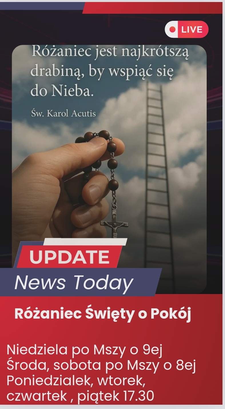 Wołanie o Pokój. Zapraszamy na Różaniec Święty.